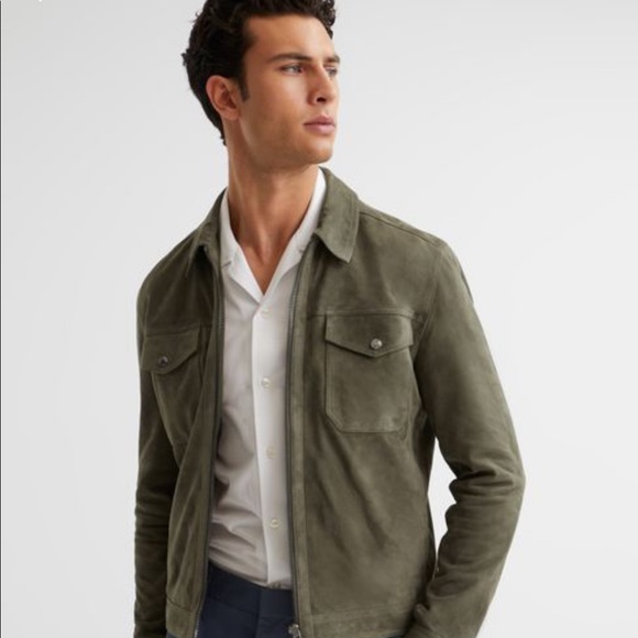 COPY - PIKE
SUEDE ZIP THROUGH TRUCKER JACKET - Picture 2 of 5